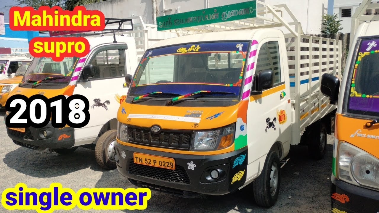 Mahindra supro 2018 model single owner for sales/9976405872