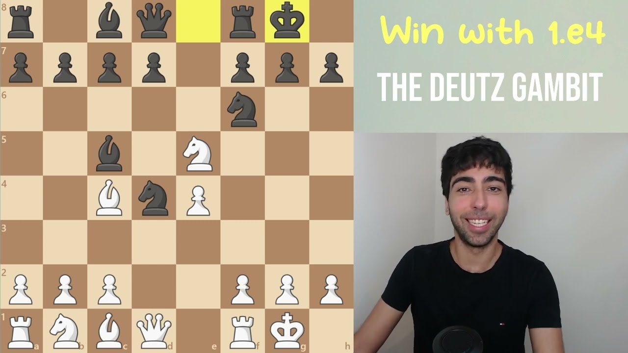 Trick 1...e5 players with the DEUTZ GAMBIT