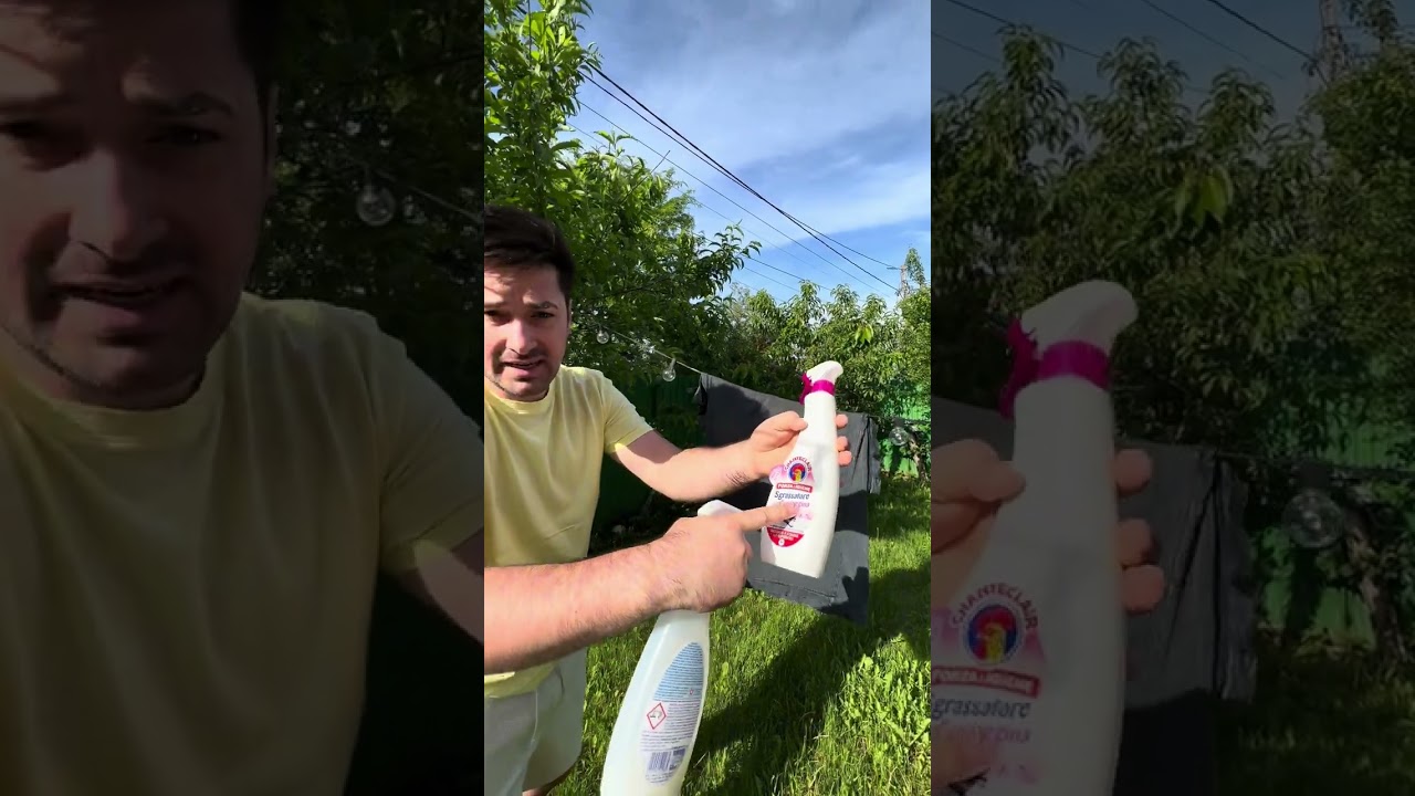 Astazi am testat 2 produse pe rufe colorate de la Chante Clair, unul cu bicarbonat si unul cu clor.