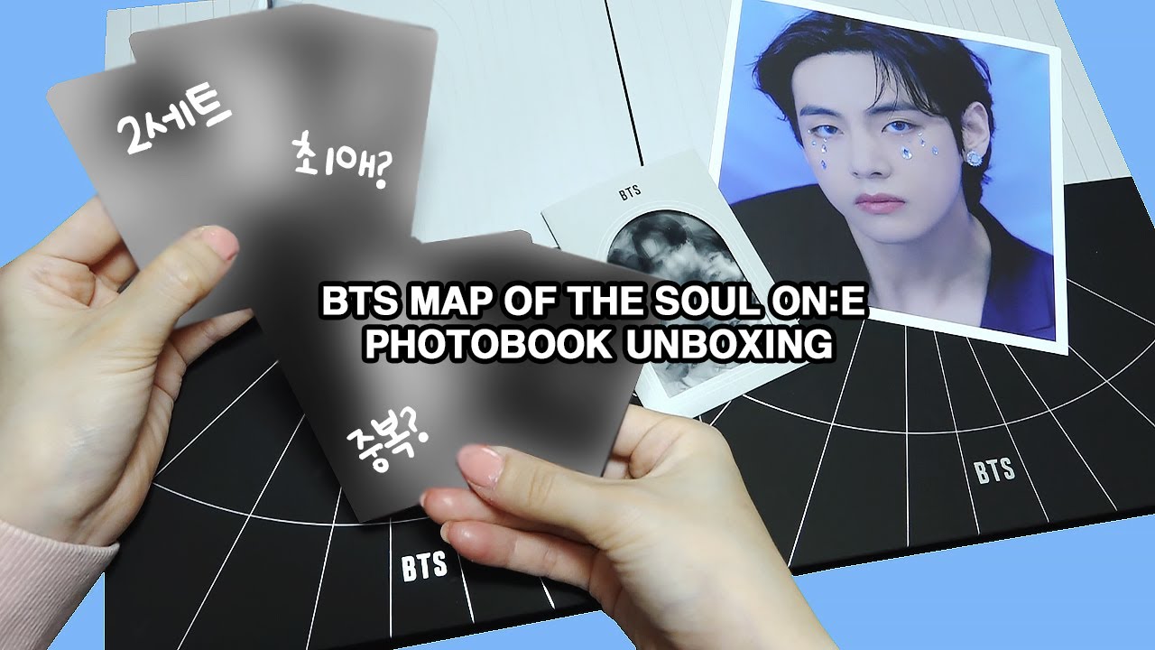 ENG) 수다와 함께 방탄소년단 맵솔온 포토북 언박싱 BTS MAP OF THE SOUL ON:E PHOTOBOOK UNBOXING | 아미 브이로그 | 과연 최애 포카가 왔을까?