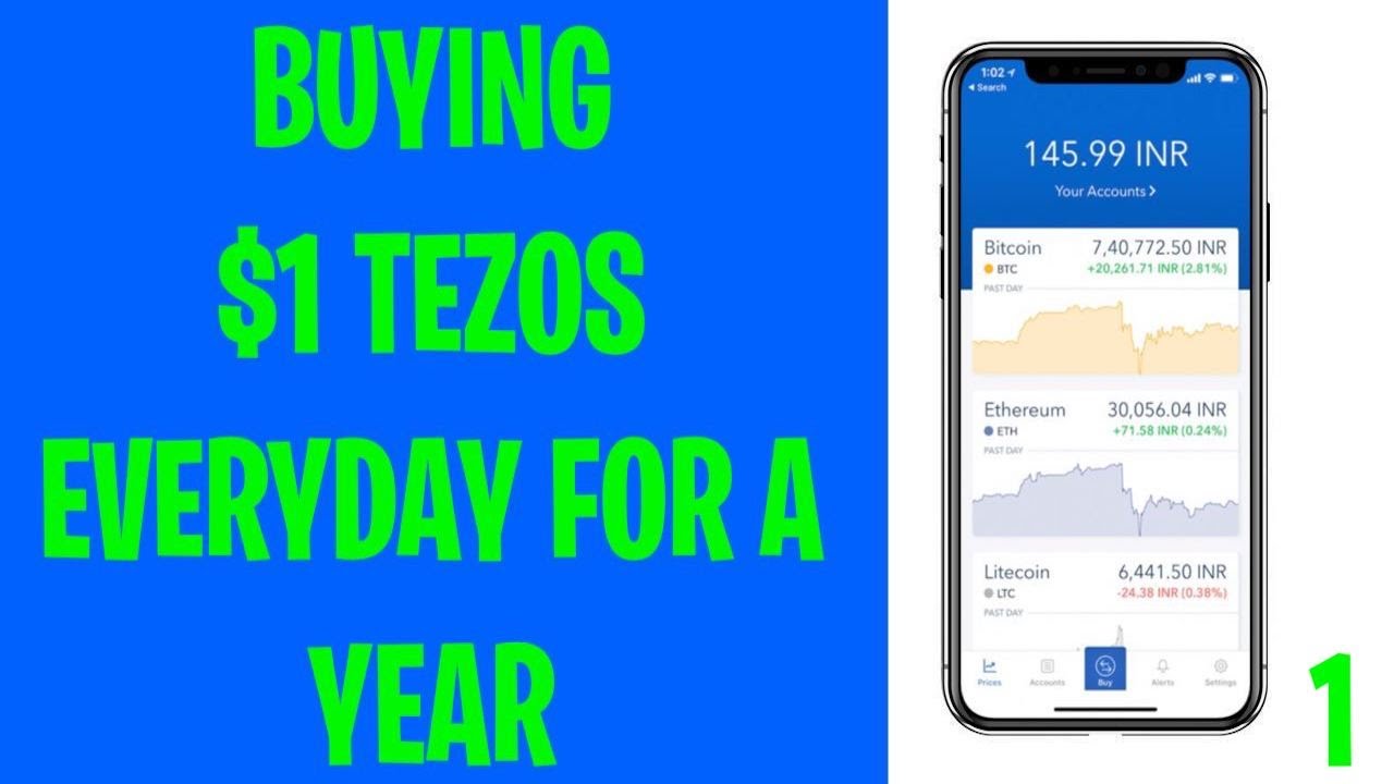 Buying $1 TEZOS Everyday for a Year: Day 1