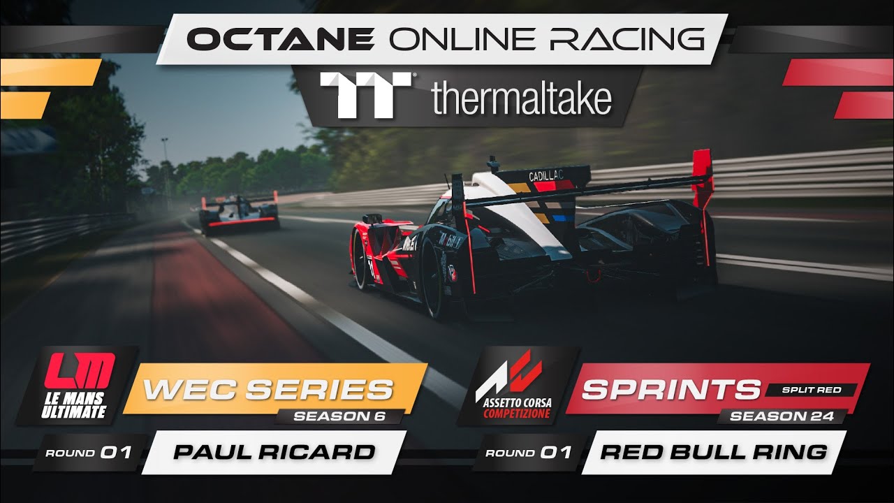 THERMALTAKE LMU WEC (S6R1) Paul Ricard + ACC Sprint Series Split Red (S24R1) | Red Bull Ring