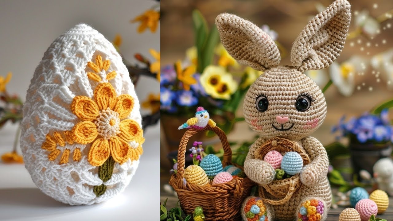 Creative Easter Crochet Decor Ideas | Adorable Crochet Egg and Bunny Ideas!