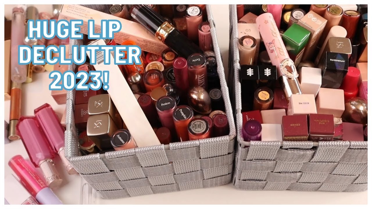 MY BIGGEST LIP DECLUTTER AND COLLECTION VIDEO YET / ALMOST 200 LIP PRODUCTS!