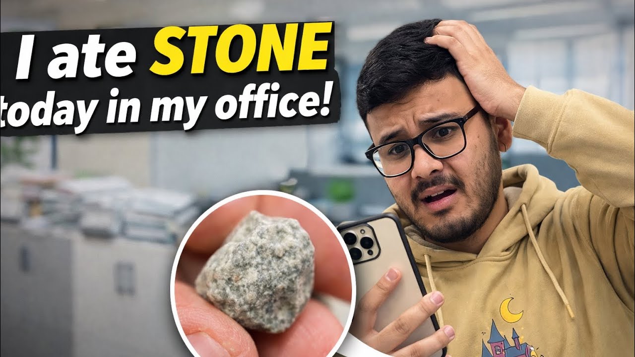 I Ate A Stone Today In My Office 😨#vlog 