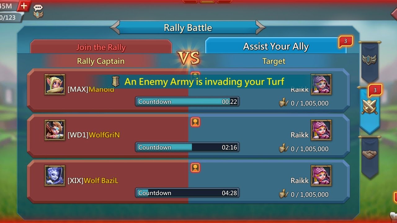 350m might rally trap vs 6 rallies! XIX/MAX/WD1 try to zero my trap! Will I survive?! Lords Mobile