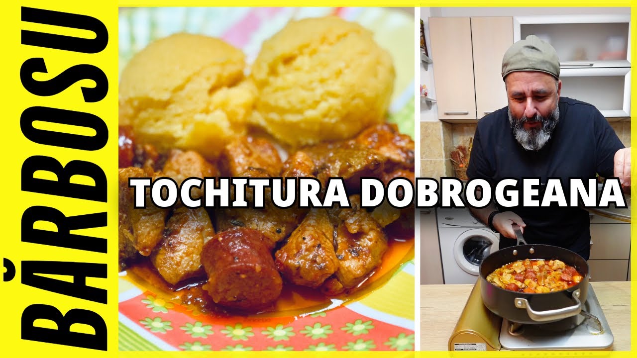 TOCHITURA DOBROGEANA | FRITURA DE PORC CU SOS