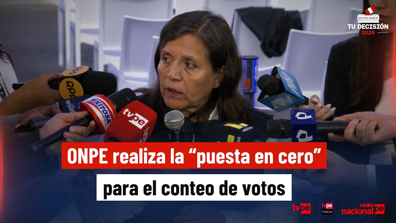 ONPE realiza el reinicio del sistema previo al conteo final de resultados