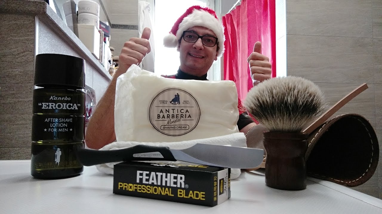 Feather Artist DX Kamisori - Feather Pro.- Essentia mogano cubano - Mondial Barberia - Kanebo Eroica