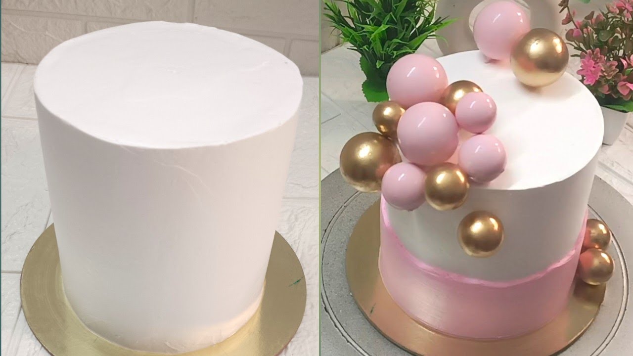 1 Kg Tall Cake Decorating Ideas | Most Satisfying Cake Decoration Ideas | New Trick For Cake Design
