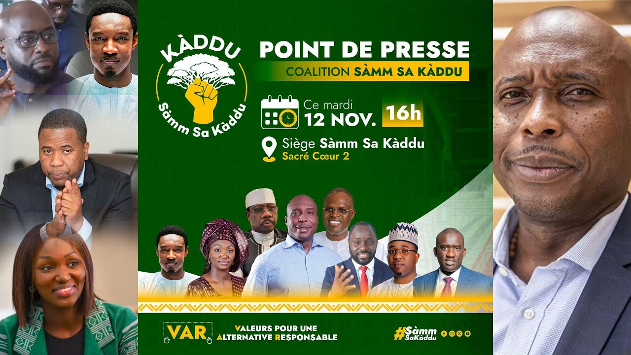 [ 🛑 DIRECT / DAKAR ] Urgent 🚨Violences électorales, menaces de Sonko: Sam Sa Kaddù prend la parole