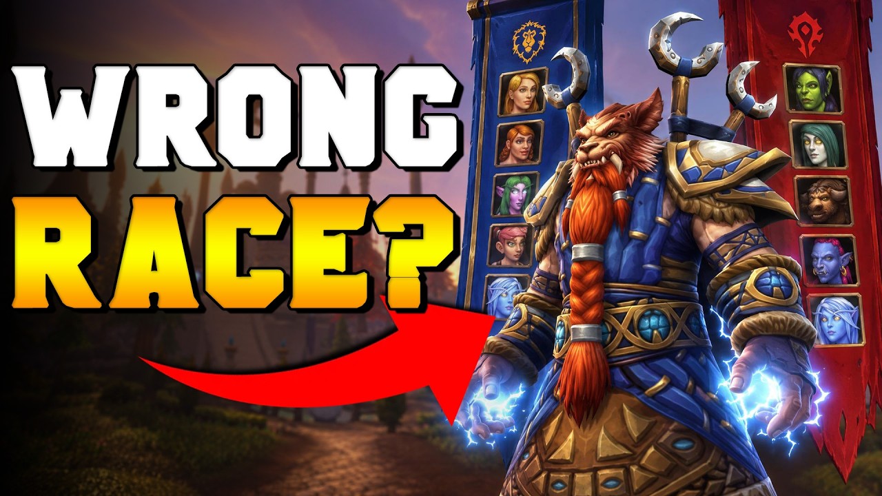 Не выбирайте неправильную РАСУ в World of Warcraft: Forever