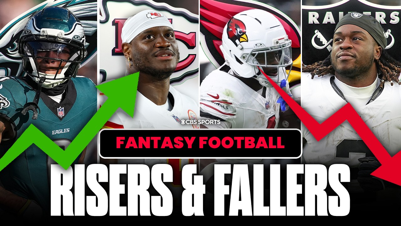2026 Fantasy Football Advice: Biggest RISERS & FALLERS + must-draft players 📈📉