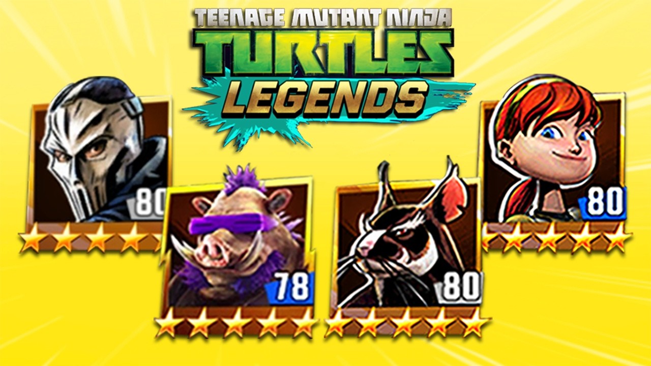 TMNT Legends Splinter, April, Bebop Movie, Casey Jones Movie