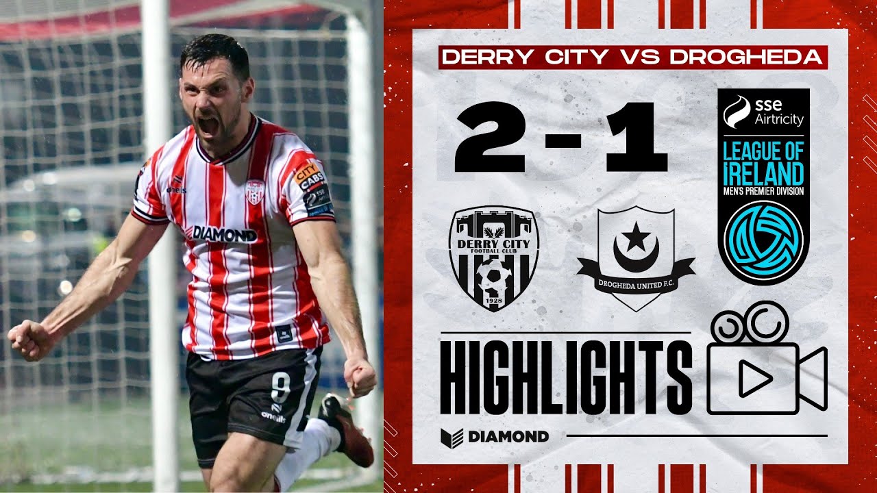 And We're Off! League Opener Highlights - Derry City 2-1 Drogheda United - LOI - 16/02/2024