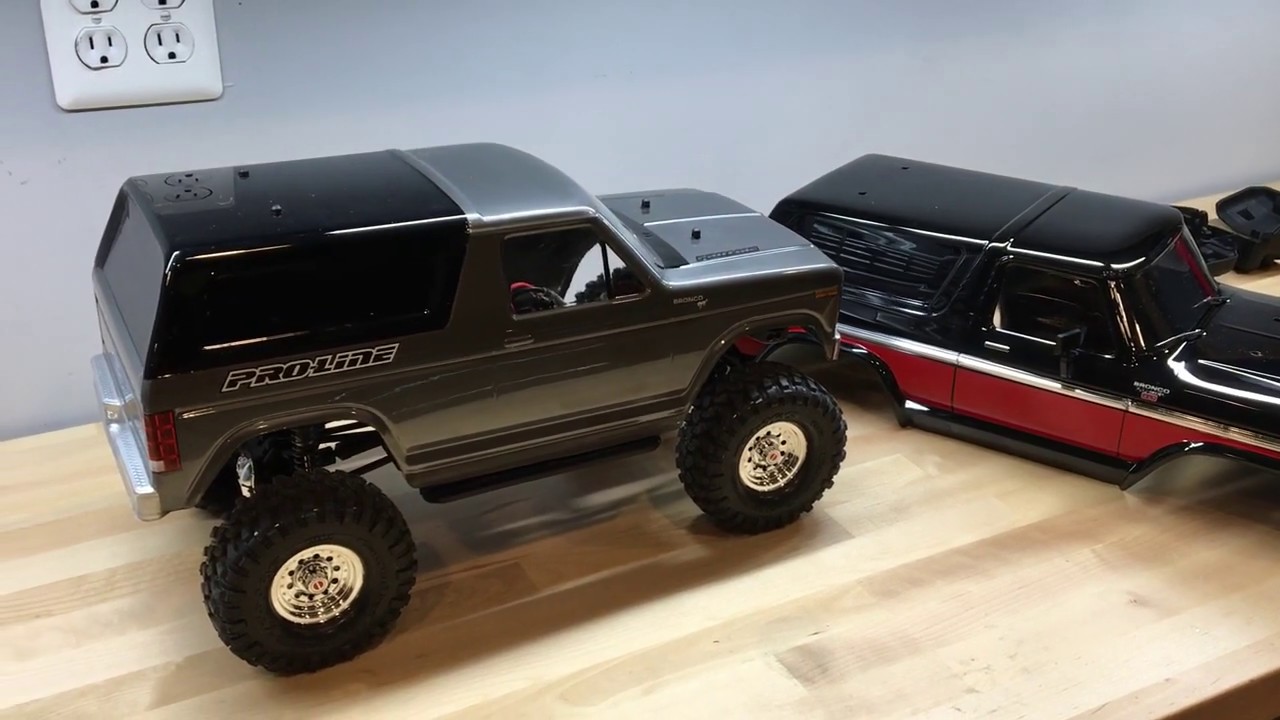 Traxxas Trx4 Bronco vs. Proline Bronco Body (12.3