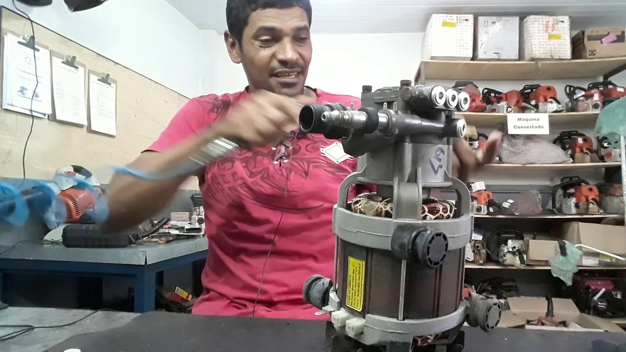 #Manutenção da lavadoura RE 109 STIHL é nois...