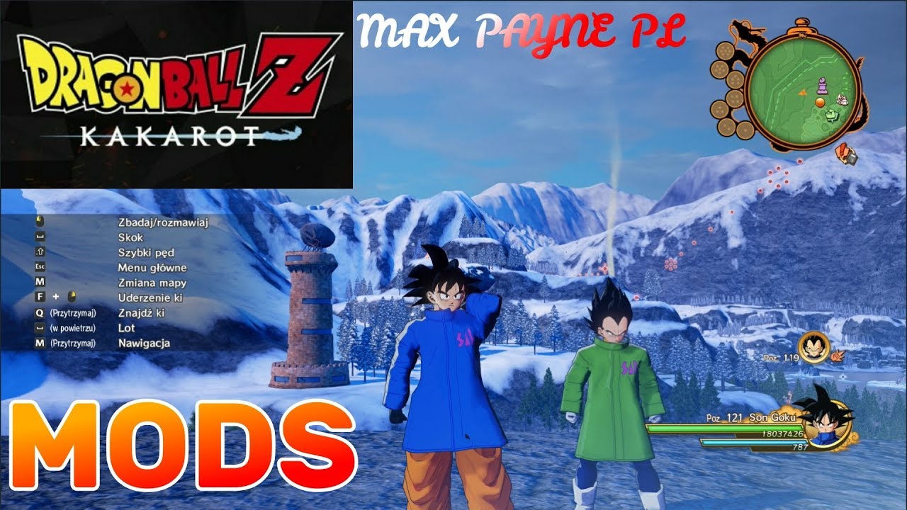 DRAGON BALL Z KAKAROT PL | MOD GOKU I VEGETA (SSG SSB)