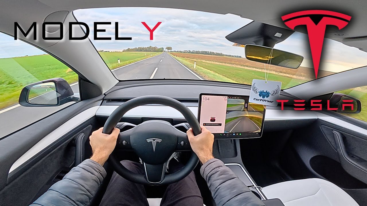 2024 Tesla Model Y Long Range AWD (299HP) | Ultimate 4K POV Drive + Interior Details
