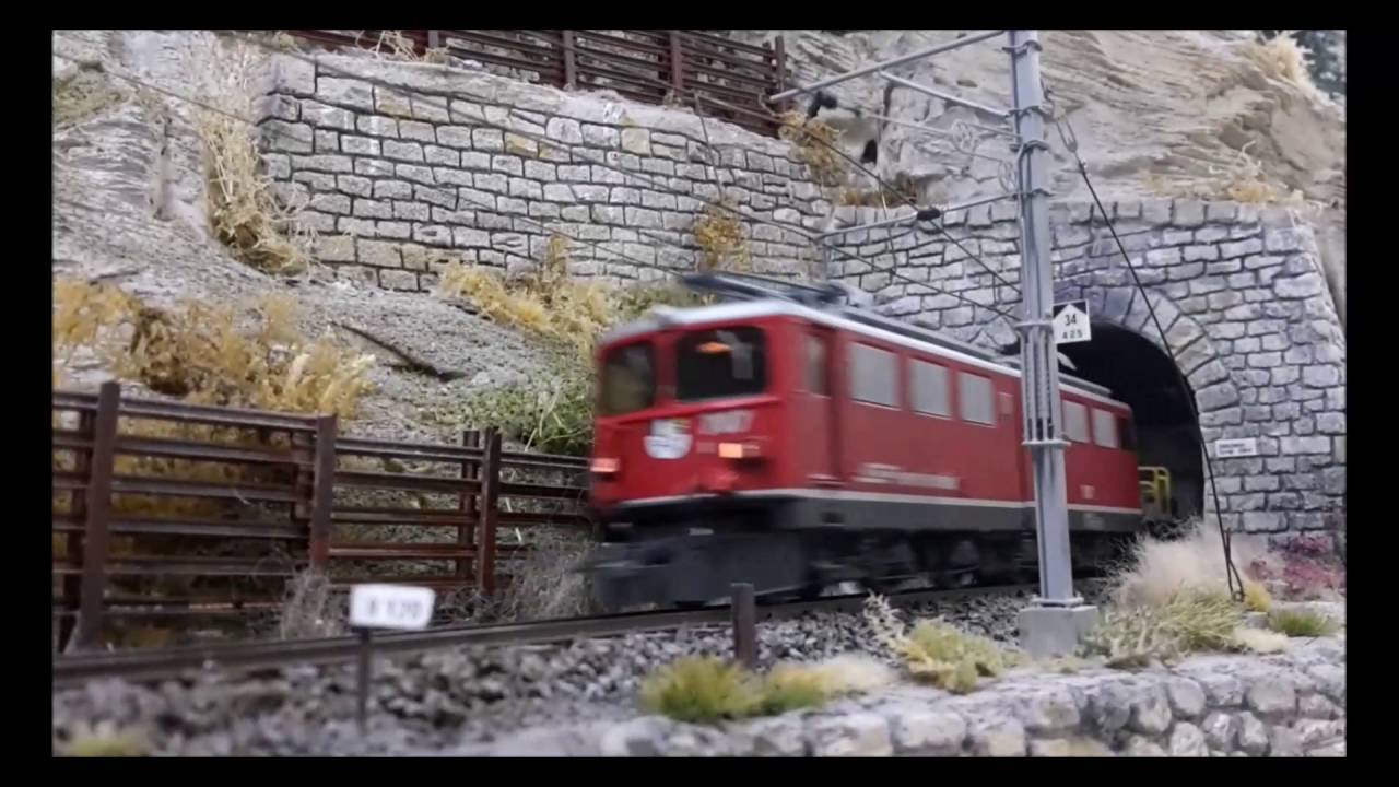 RhB Gueterzug Samedan - Untervaz