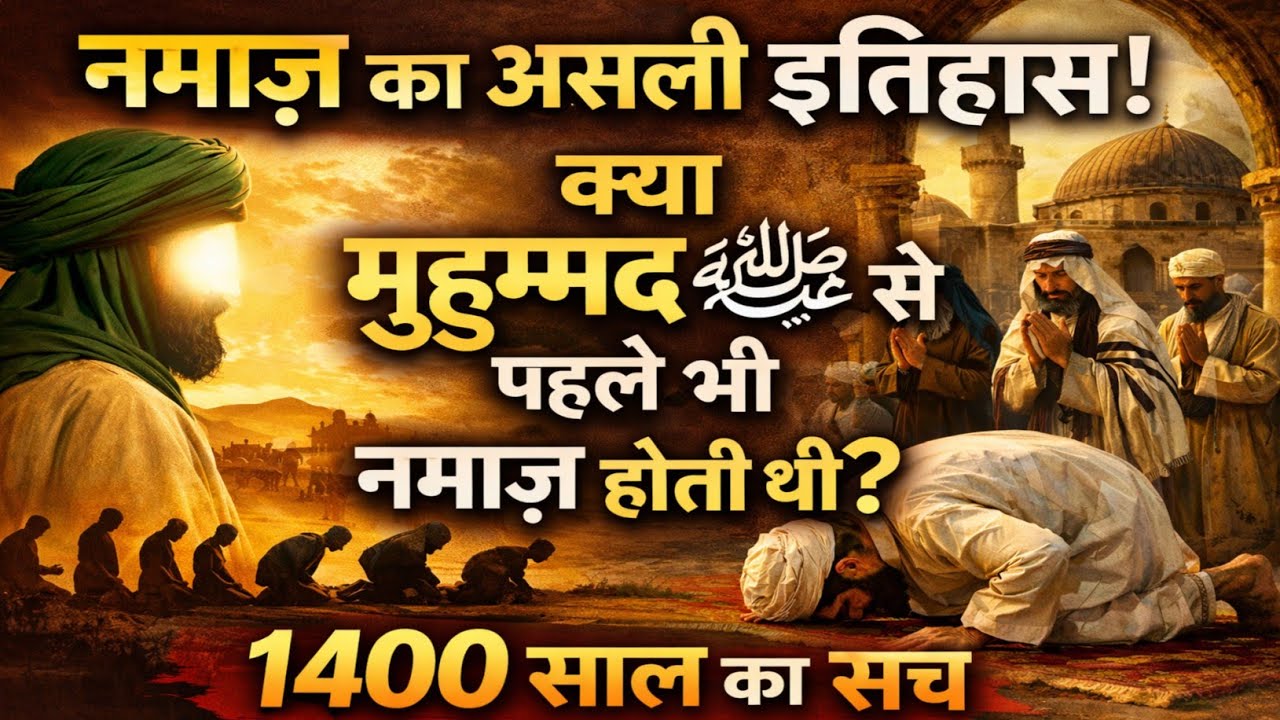 नमाज़ का असली इतिहास | क्या मुहम्मद ﷺ से पहले भी नमाज़ होती थी? 1400 साल का सच