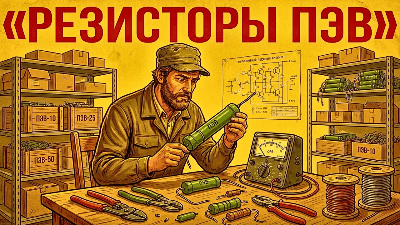 Настоящие монстры мощности: как резисторы ПЭВ выдерживали дикие перегрузки