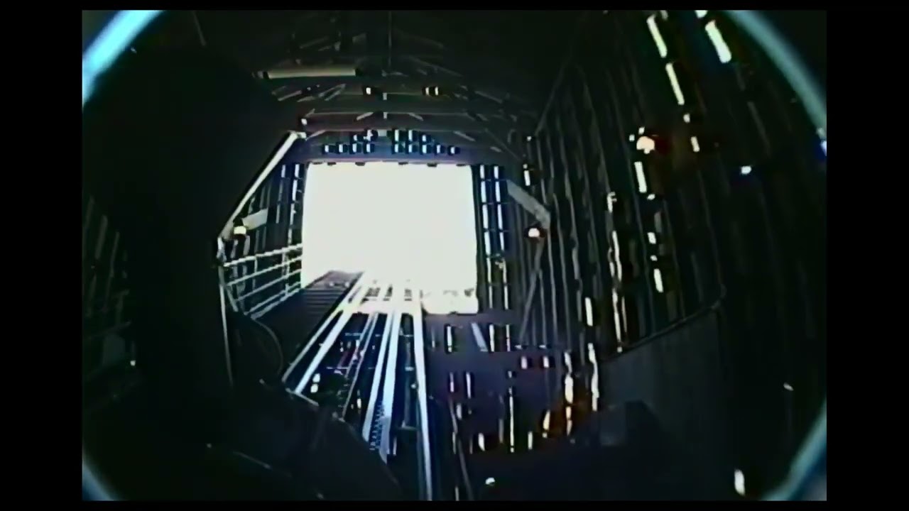 Thunderation @ Silver Dollar City-August 16, 1997.  Front seat and backward POV.