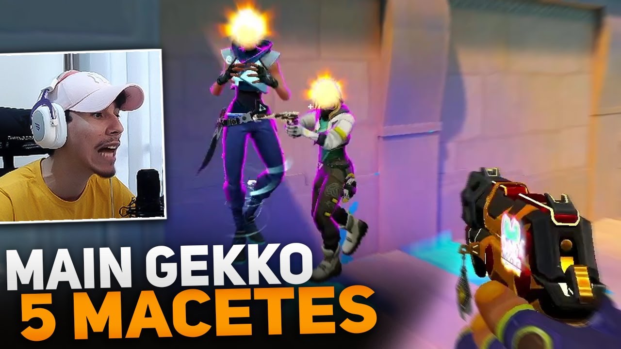 90 HORAS DE GEKKO! 5 MACETES QUE APRENDI JOGANDO DE GEKKO! VALORANT