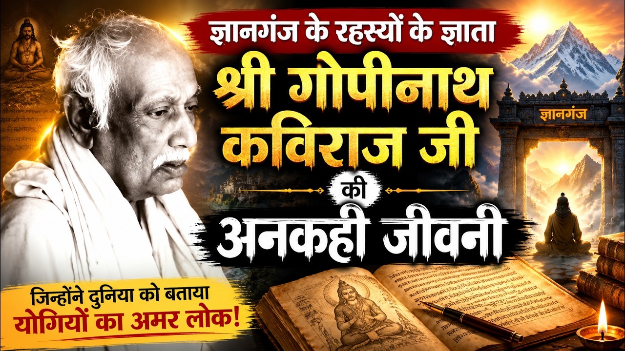ज्ञानगंज के रहस्यों के ज्ञाता: श्री गोपीनाथ कविराज जी की अनकही जीवनी #Siddhsant Episode34