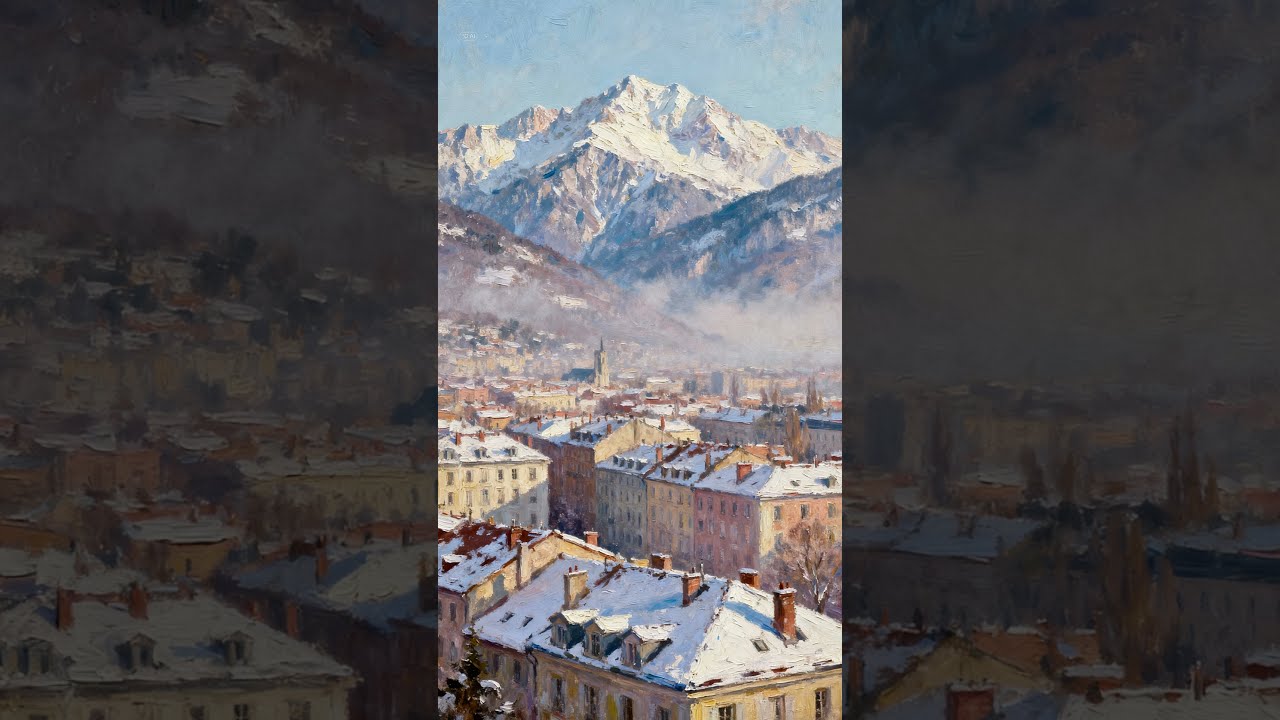 Quiet Winter in France 🇫🇷 | Calm Towns & Snowy Mountains