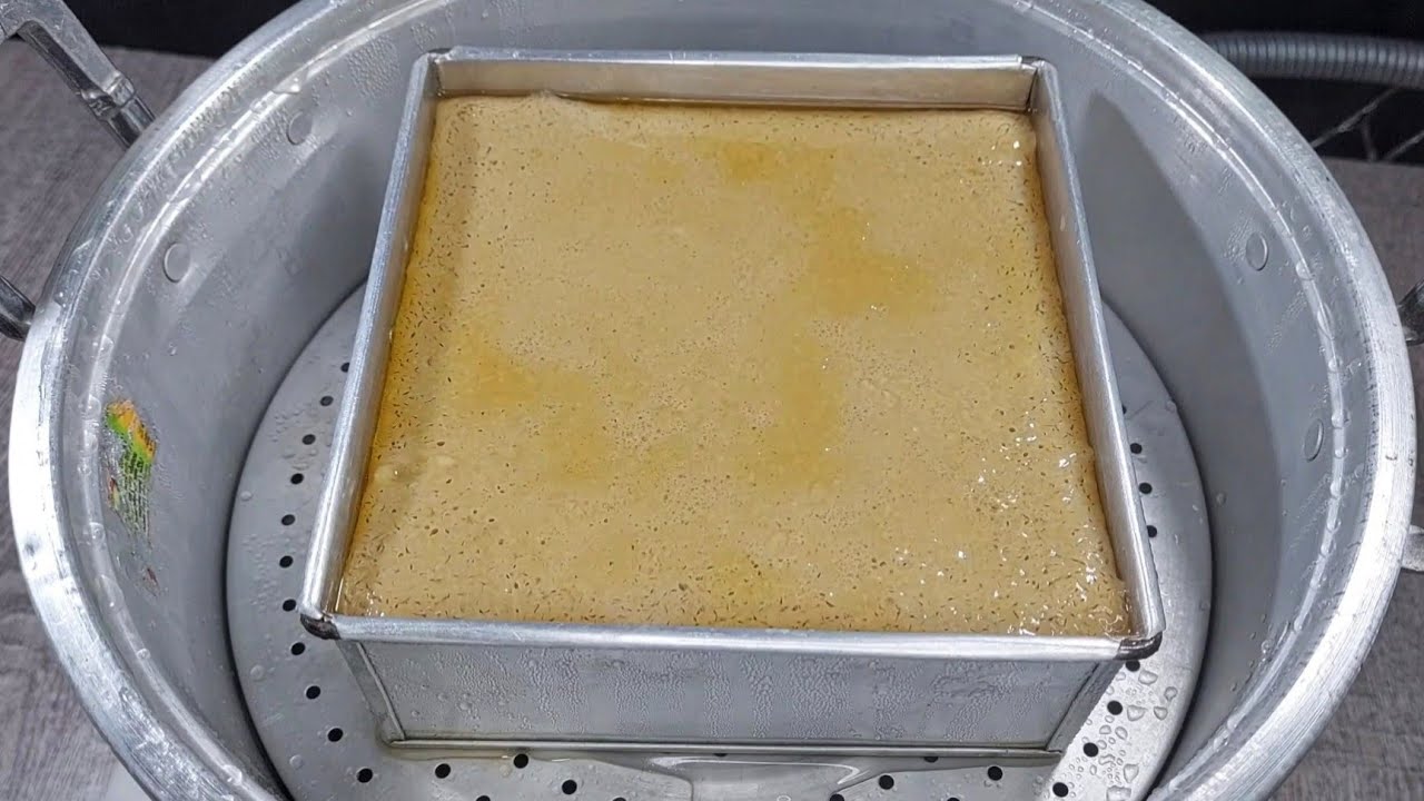 kudapan khas kalimantan !! lapis india gula merah. manis gurih nagih banget