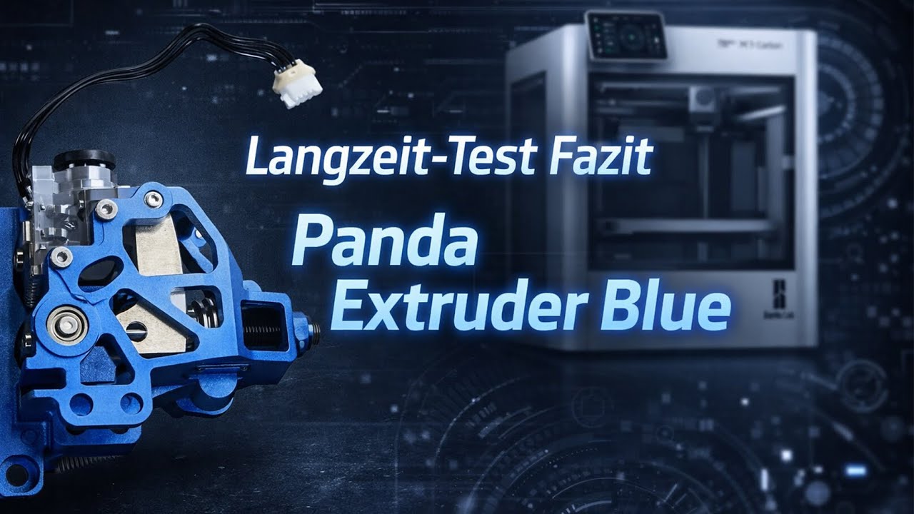 Fazit vom Langzeit Test (700h) vom Panda Extruder Blue  für den Bambu Lab P1/X1