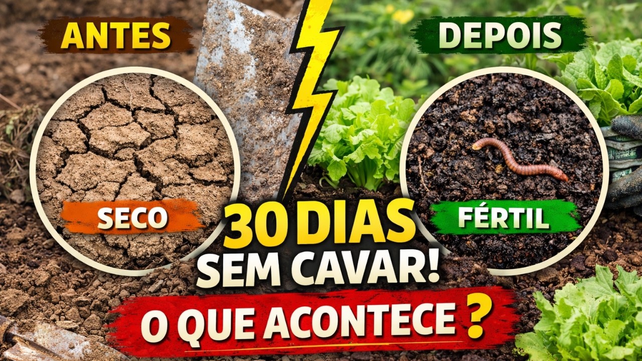Aplique Essa Técnica Por 30 dias e Observe Seu Solo Se Transformar Sozinho