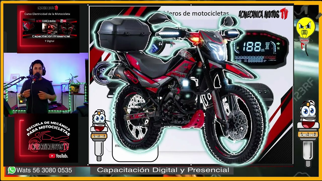 Clase 6 Tableros Digitales de MOTOCICLETA ( como se Conectan fácil) 