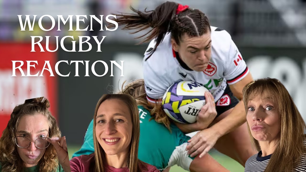 RUGBY: AMERICANS first time REACTION to WOMENS RUGBY!