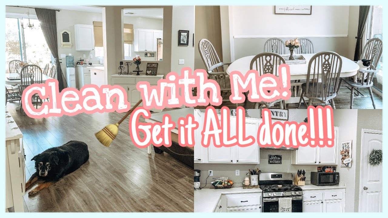 New! Clean with Me // Get It Done // 2020