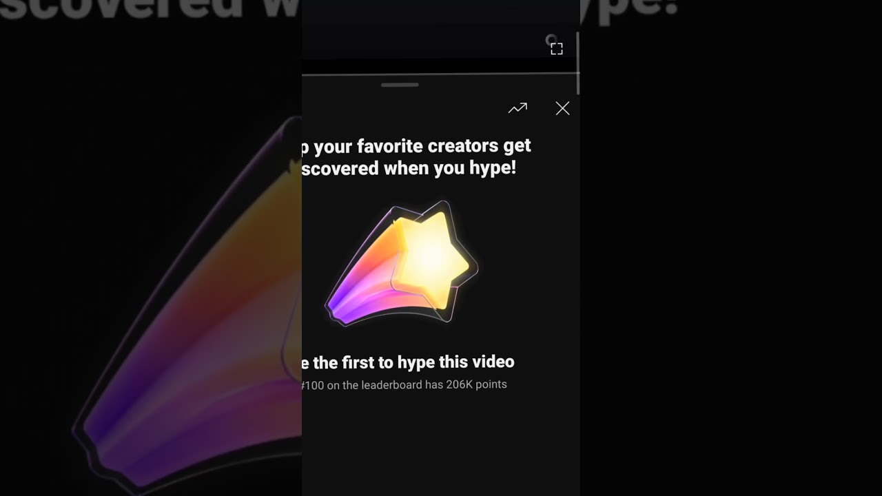 How To Use The New Hype Feature In Youtube #hype