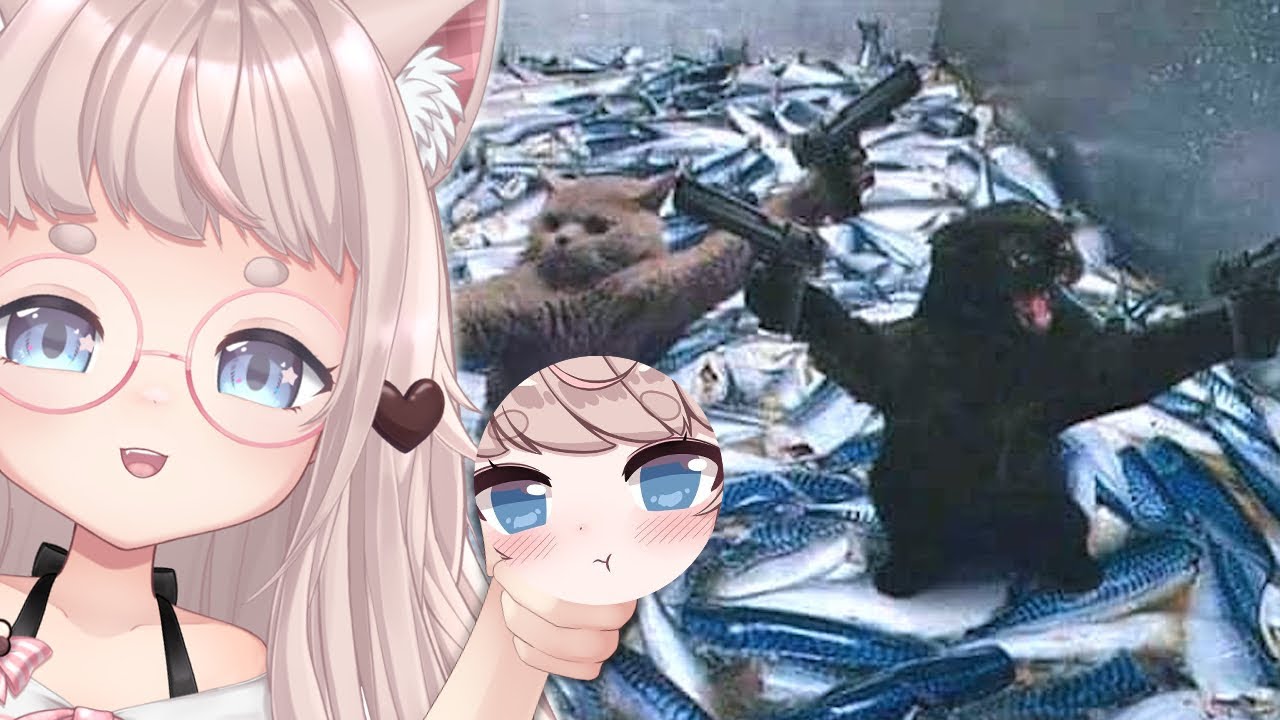 SO MANY CAT MEMES | VTuber Fuwa Reacts to CAT MEMES COMPILATION 2023