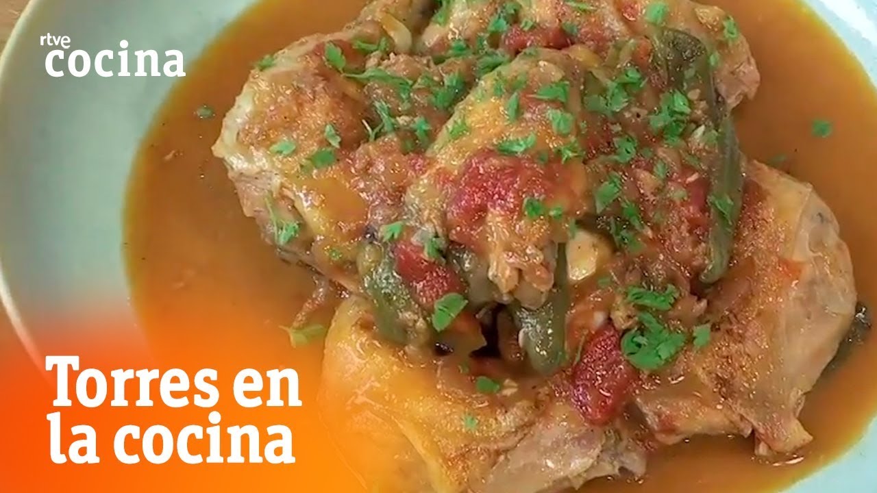 Cómo hacer Pollo a la bilbaína con Ana Vega - Torres en la Cocina | RTVE Cocina