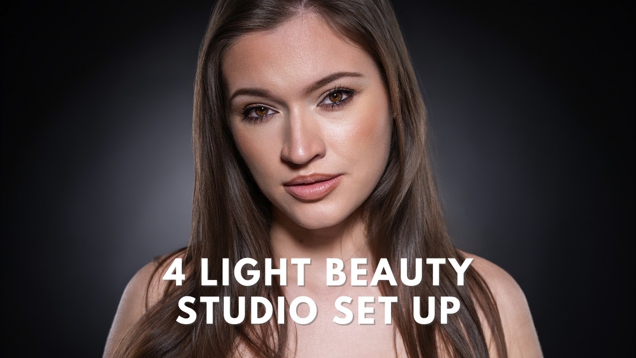 Как создать этот портрет красоты при четырех источниках света