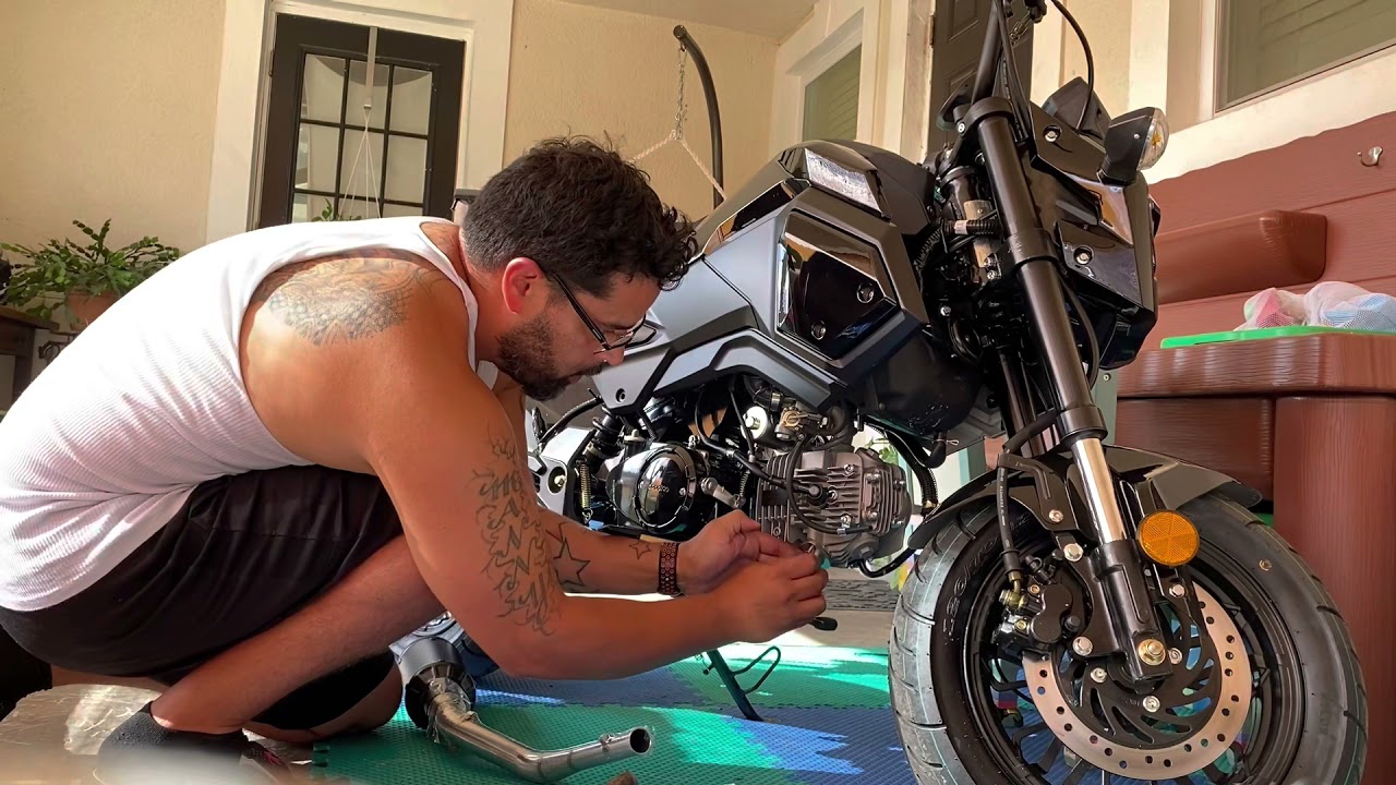 Grom Clone Boom exhaust upgrade