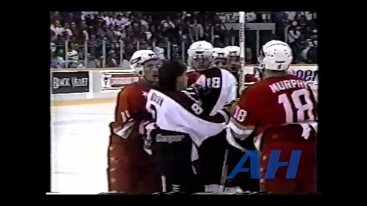 OHL WHL QMJHL Memorial Cup May 20, 1993 Peterborough Petes v Sault Ste. Marie Greyhounds (R) Geordie