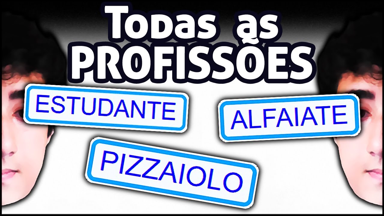Felps e MeiaUm lendo TODAS AS PROFISSÕES BRASILEIRAS 📝