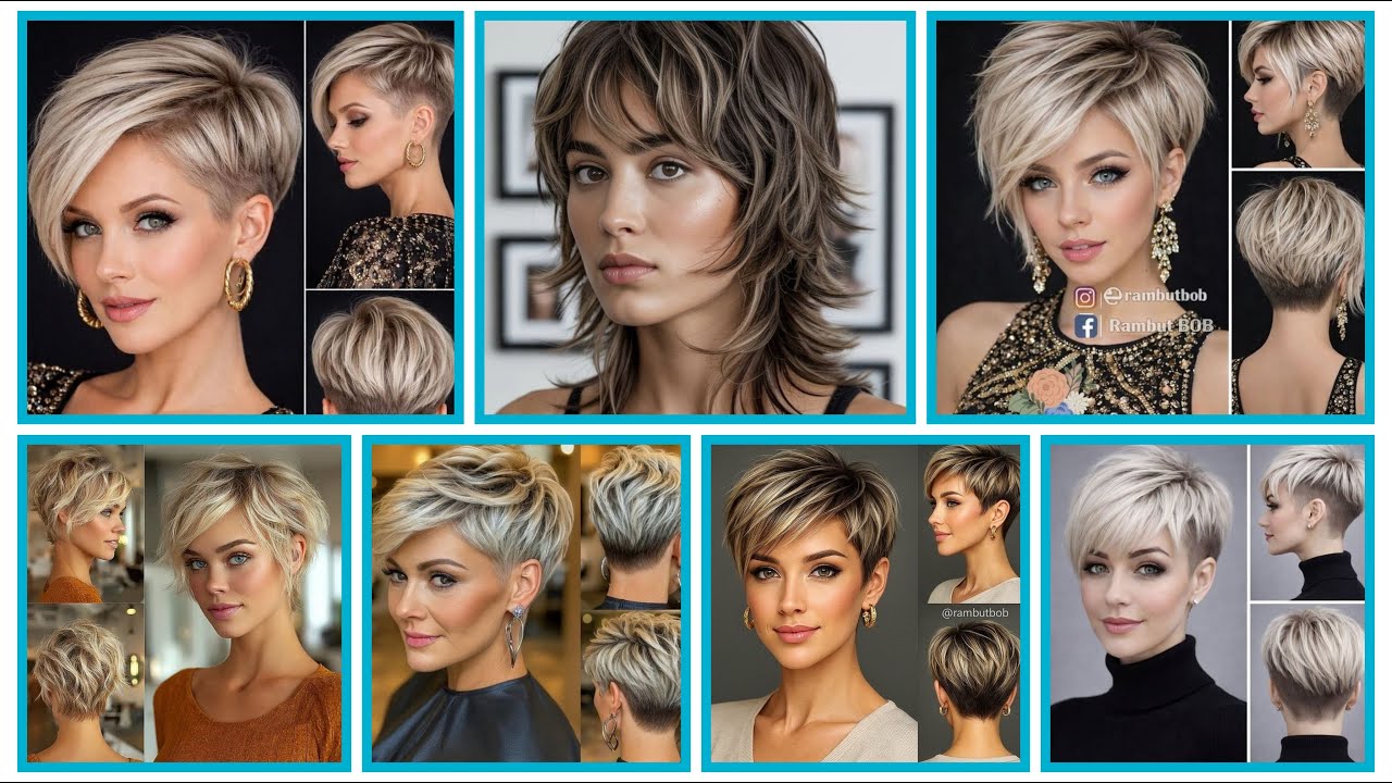 Gorgeous women ❣️ short haircuts and hairstyles
