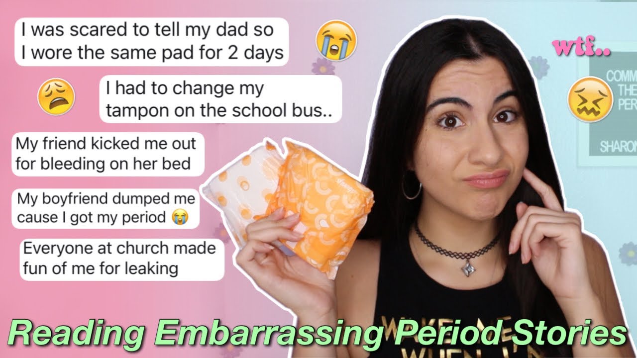 Exposing Your Embarrassing Period Horror Stories (yikes..) | Just Sharon