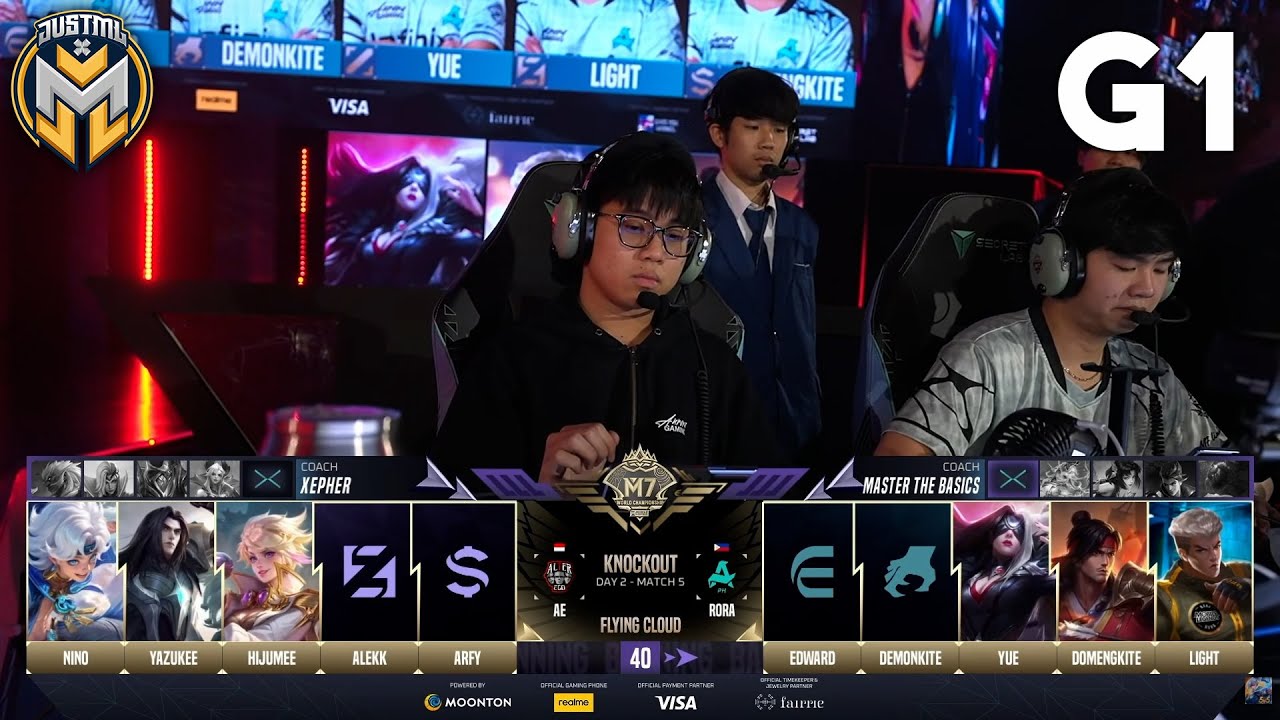 RORA vs AE - GAME 1 |  KNOCKOUT STAGE DAY 2 | M7 World Championship