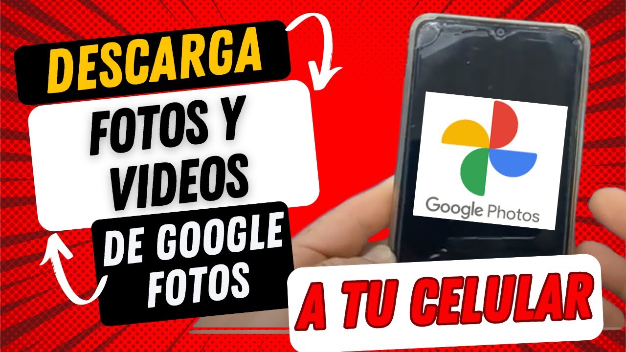 Cómo Descargar los Archivos de GOOGLE FOTOS a mi Celular
