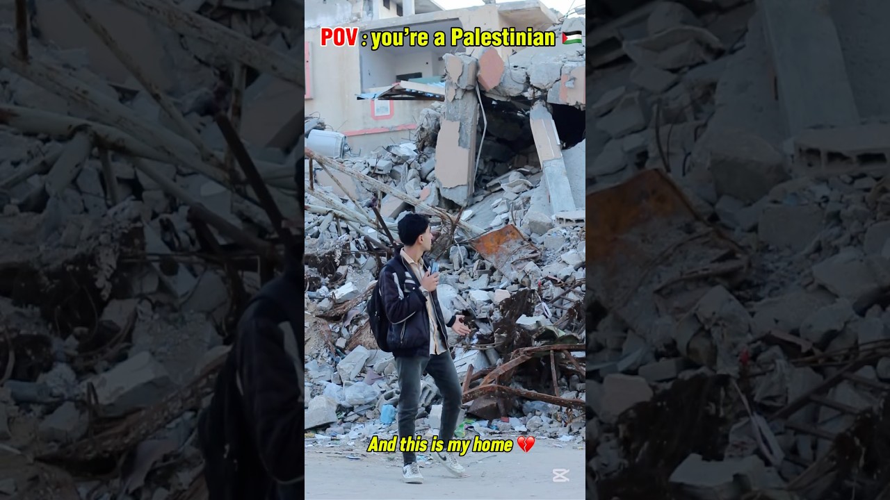 I&rsquo;m a Palestinian and I deserve a life💔🇵🇸#gaza #palestine #Amir_ismail #warzone #resilience #Amir