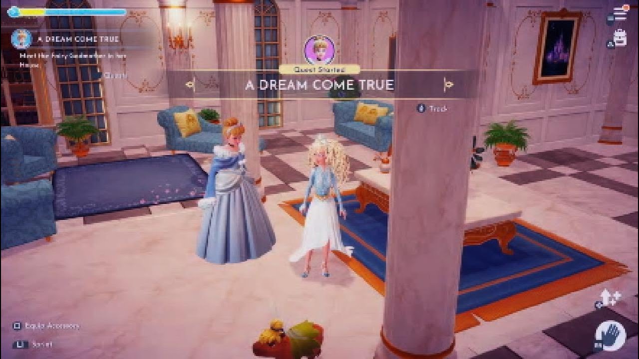 Dreamlight Valley: A Dream Come True / Cinderella Level 7 Quest