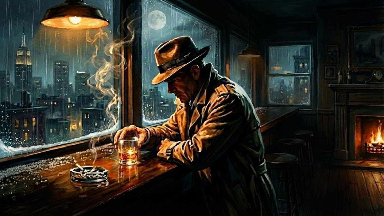Last Call at the Noir Bar | Midnight Jazz for Sleep | 1940s Mood